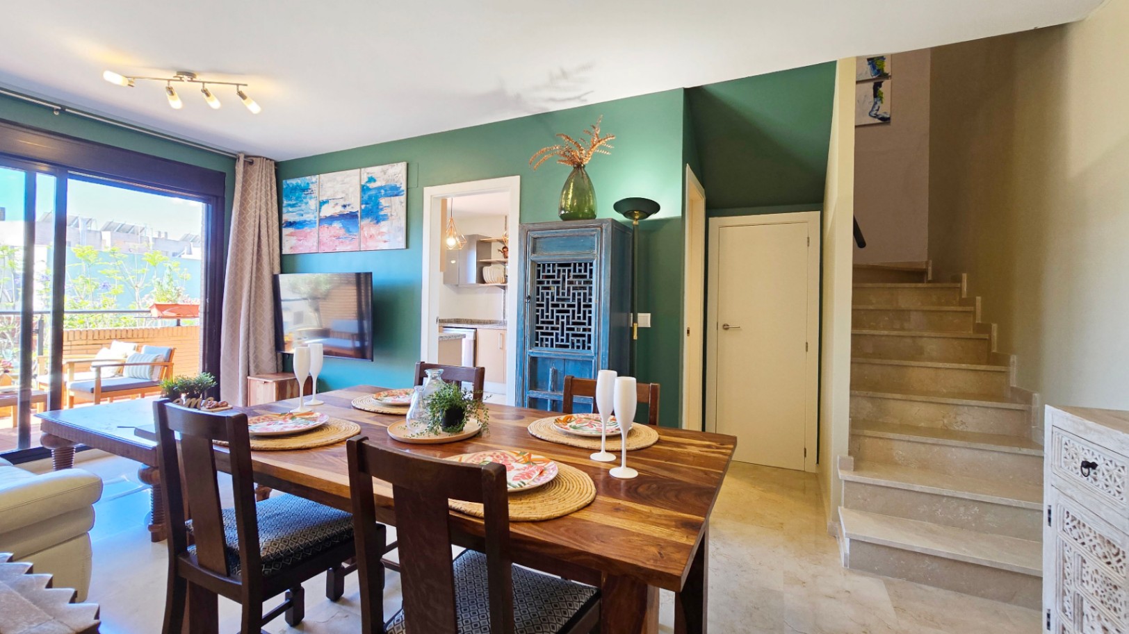 Ático en venta en Beniarbeig con terrazas privadas, vistas abiertas y garaje