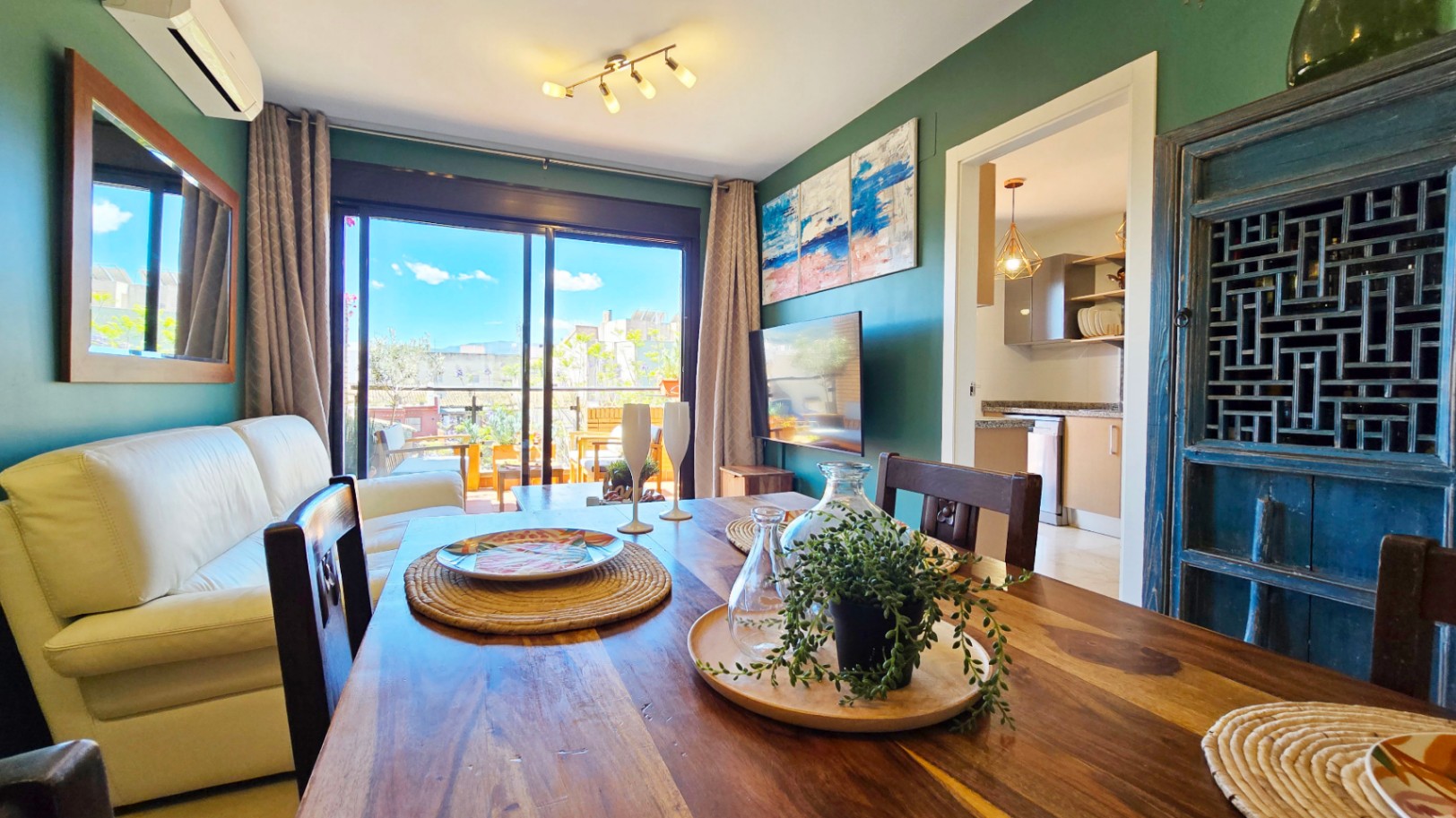 Ático en venta en Beniarbeig con terrazas privadas, vistas abiertas y garaje