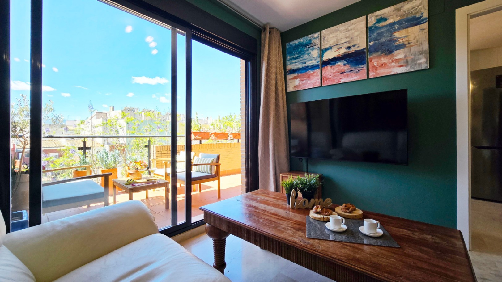 Ático en venta en Beniarbeig con terrazas privadas, vistas abiertas y garaje