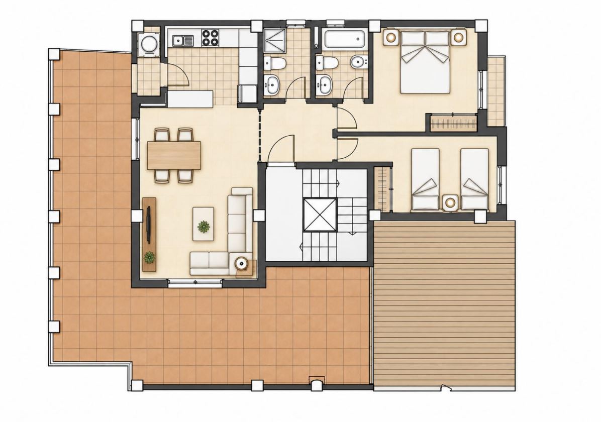 Apartamento en venta Dénia - Urbanización La Rosaleda