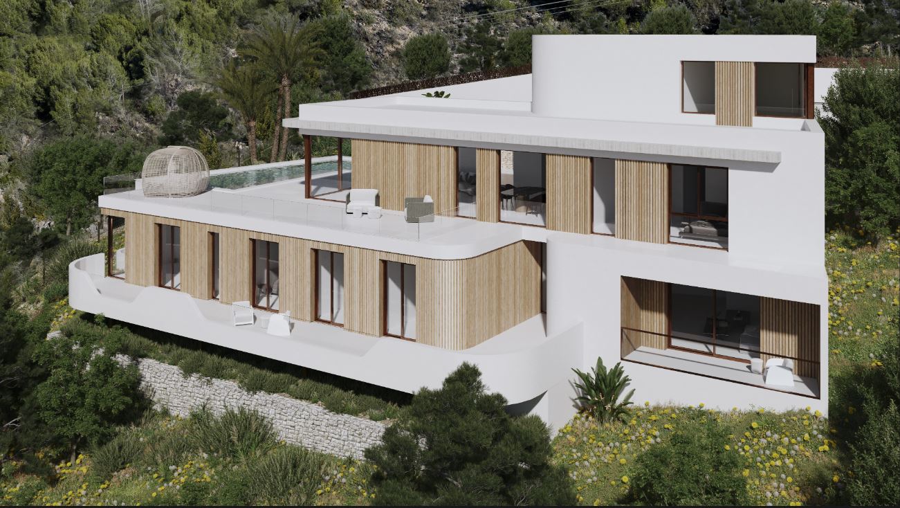 Villa Moderna con vistas al mar en venta Dénia - Las Rotas